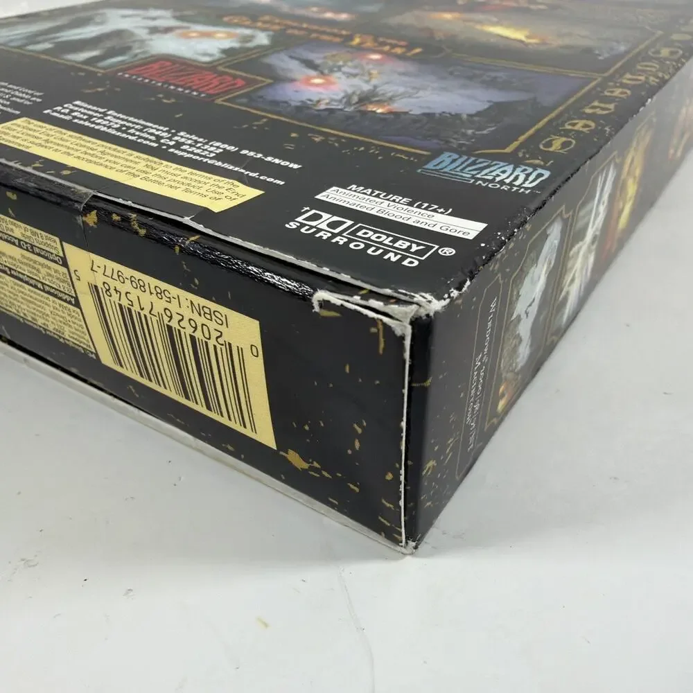 Diablo II Lord of Destruction Expansion Set Retail Box Blizzard PC Game 2001
